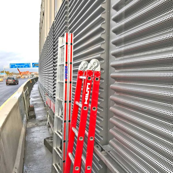 Autobahn HH-Stellingen-Lärmschutzwand