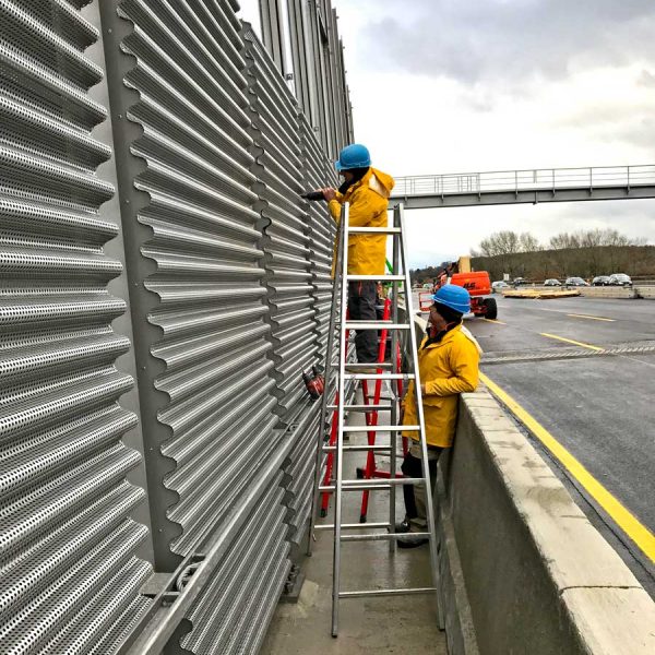 Autobahn HH-Stellingen-Lärmschutzwand