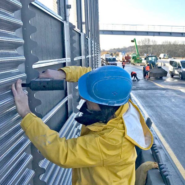 Autobahn HH-Stellingen-Lärmschutzwand
