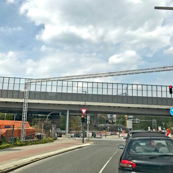 Autobahn HH-Stellingen-Verschub der Langenfeld Brücke